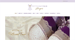 Desktop Screenshot of petticoatfair.com